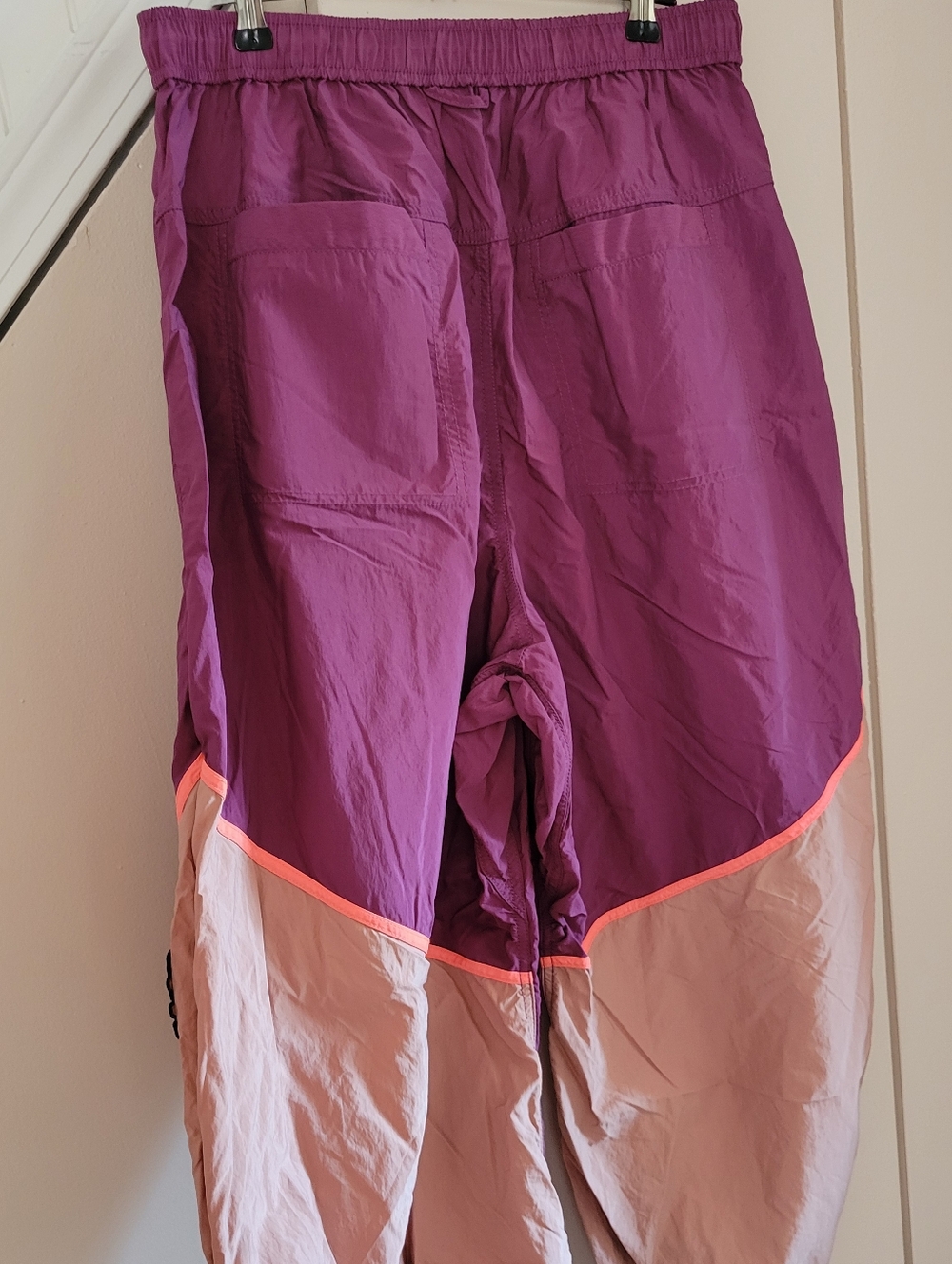 Free People FP Movement Freeflow Pants Size Med Mulberry Combo Pink - Picture 7 of 9